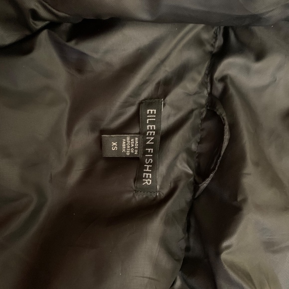 Eileen Fisher Long Down Coat - Picture 6 of 6